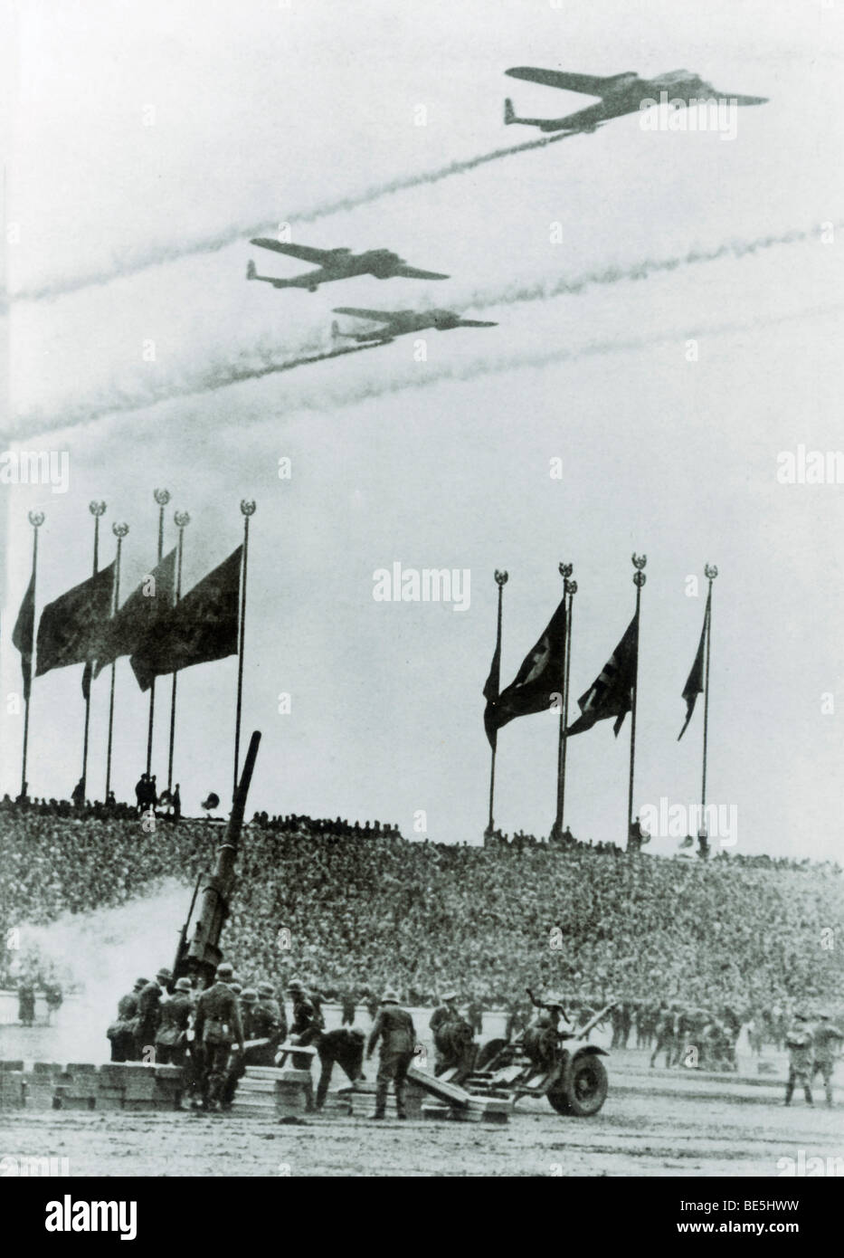 Reichsparteitag in Nürnberg, Bayern, Deutsches Reich, Europa, historische Aufnahme ca. 1936 Stockfoto