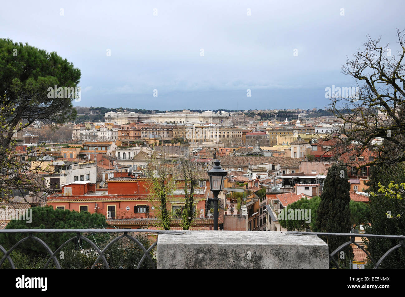 Blick auf Rom vom Pincio, Altstadt, Rom, Italien, Europa Stockfoto