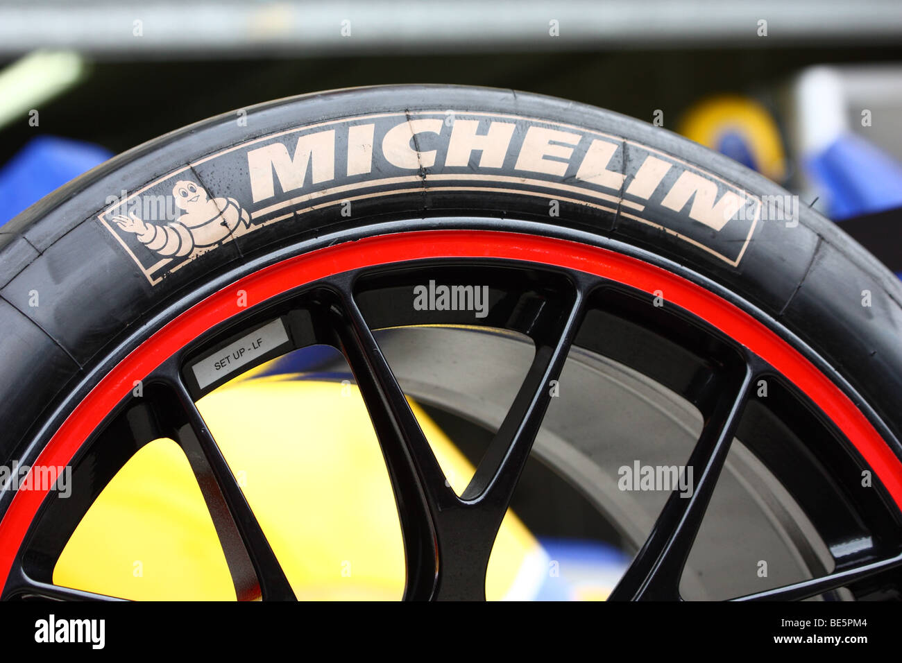 24 Stunden von Le Mans 2009 - Michelin Reifen Stockfoto