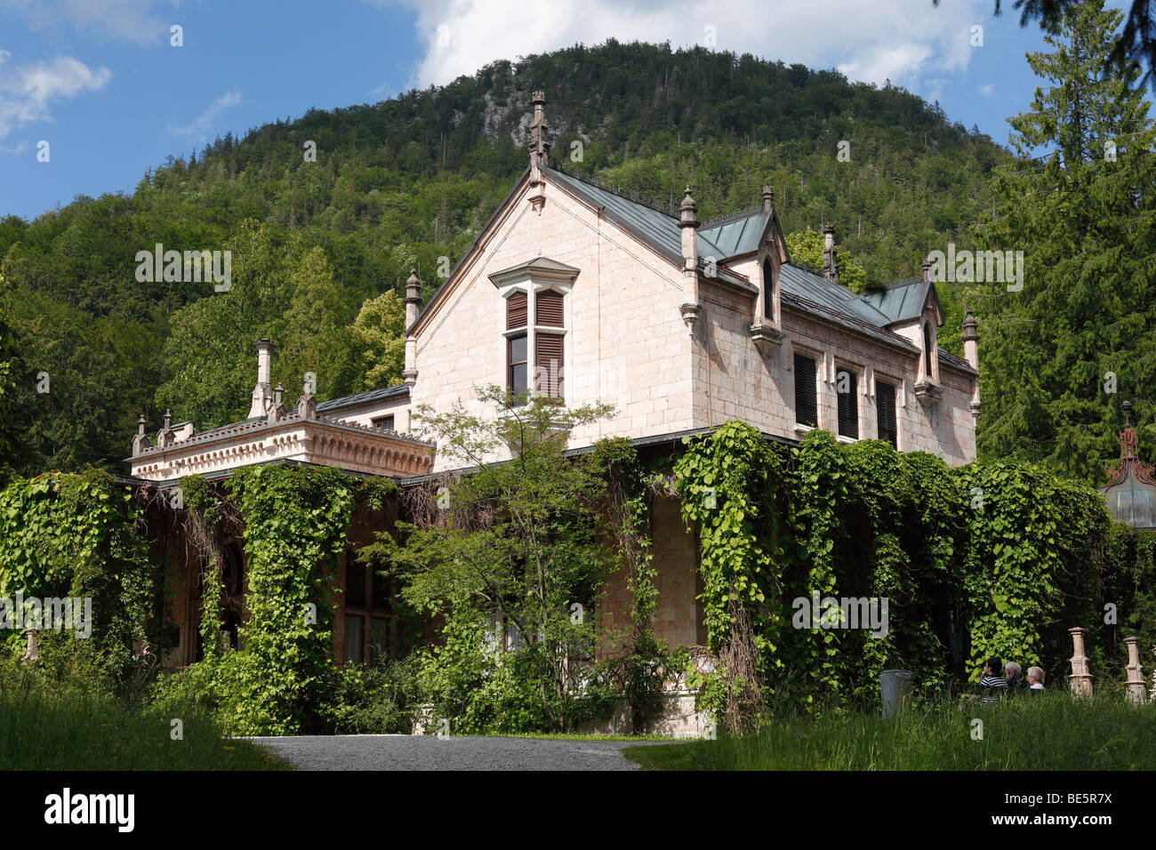 Marmorschloessl, Marmor-Palast, in den Park der Kaiservilla, Kaiservilla, Bad Ischl, Salzkammergut Bereich, obere österreichische Stockfoto