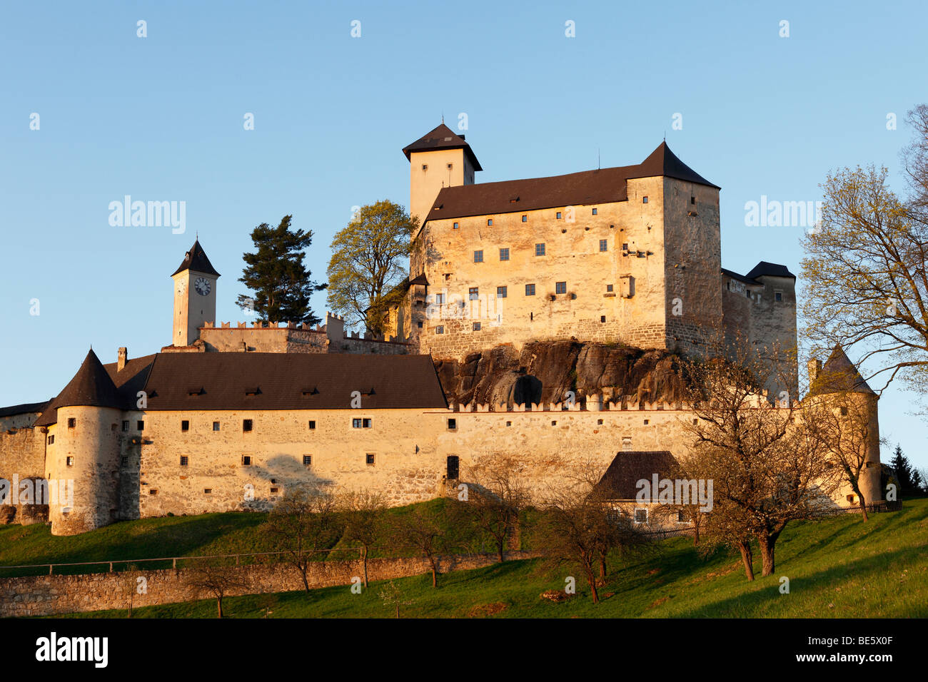 Schloss Burg Rappottenstein, Waldviertel, Niederösterreich, Österreich, Europa Stockfoto