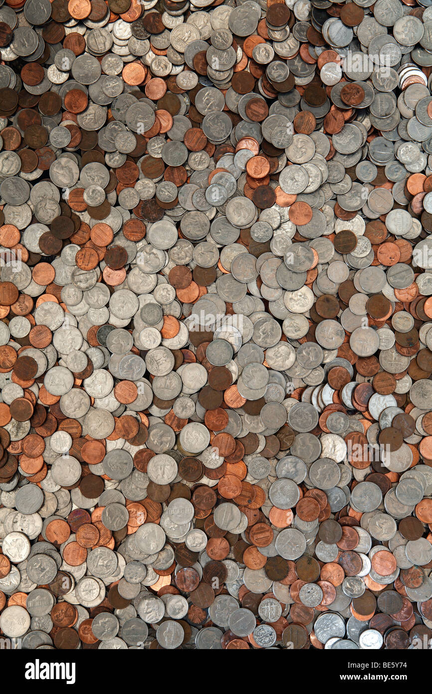 Vereinigte Zustand-Münzen Stockfoto