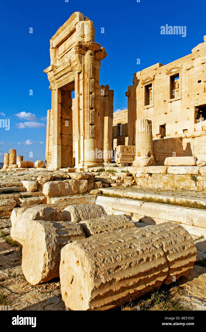 Tempel des Baal Shamin in den Ruinen von Palmyra archäologische Stätte, Tadmur, Syrien, Asien Stockfoto