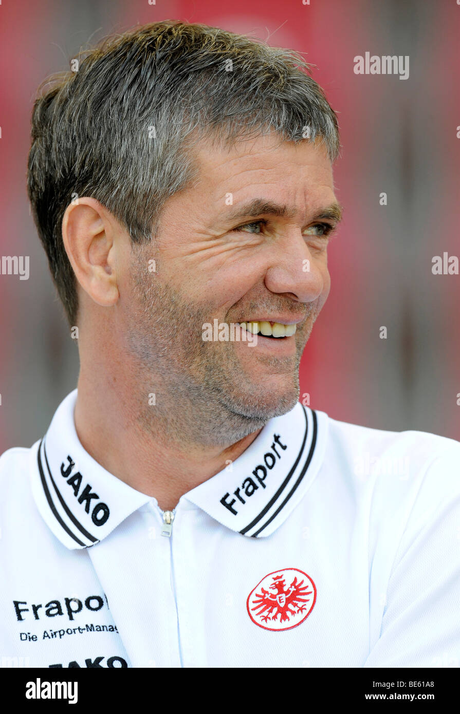 Trainer Friedhelm Funkel, Eintracht Frankfurt Stockfoto