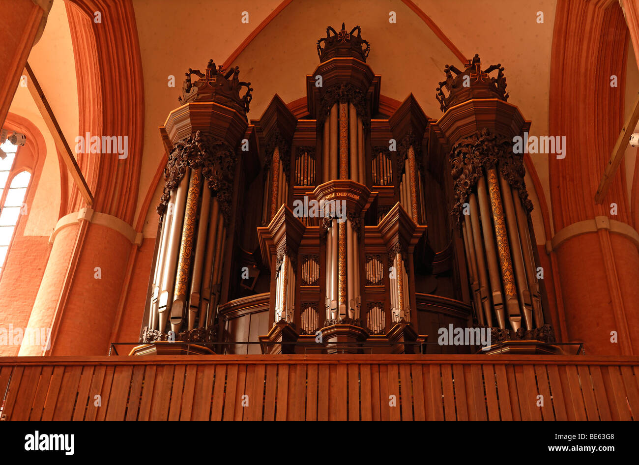 Barock Orgel In Der St Michaelis Kirche Backsteingotik 1412 Luneburg Niedersachsen Deutschland Europa Stockfotografie Alamy