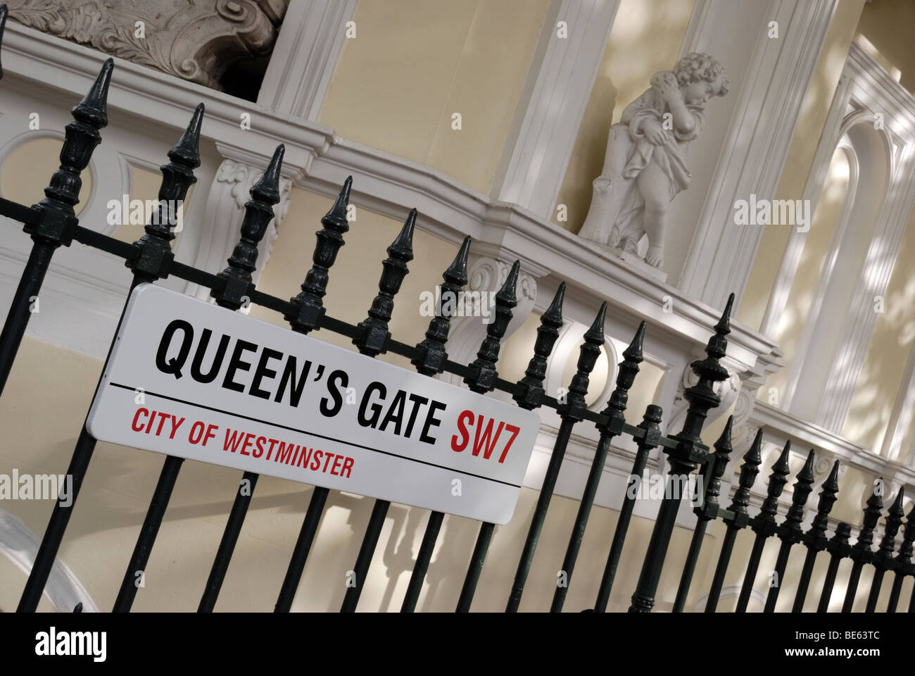 Queens Gate, Kensington SW7, London, England Stockfoto