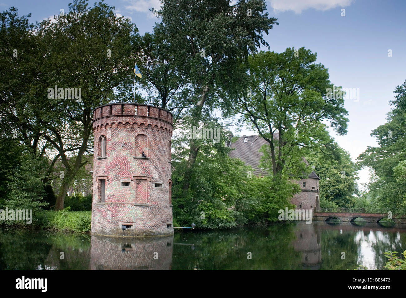Schloss Bladenhorst, Castrop-Rauxel, Nordrhein Westfalen, Deutschland, Europa Stockfoto