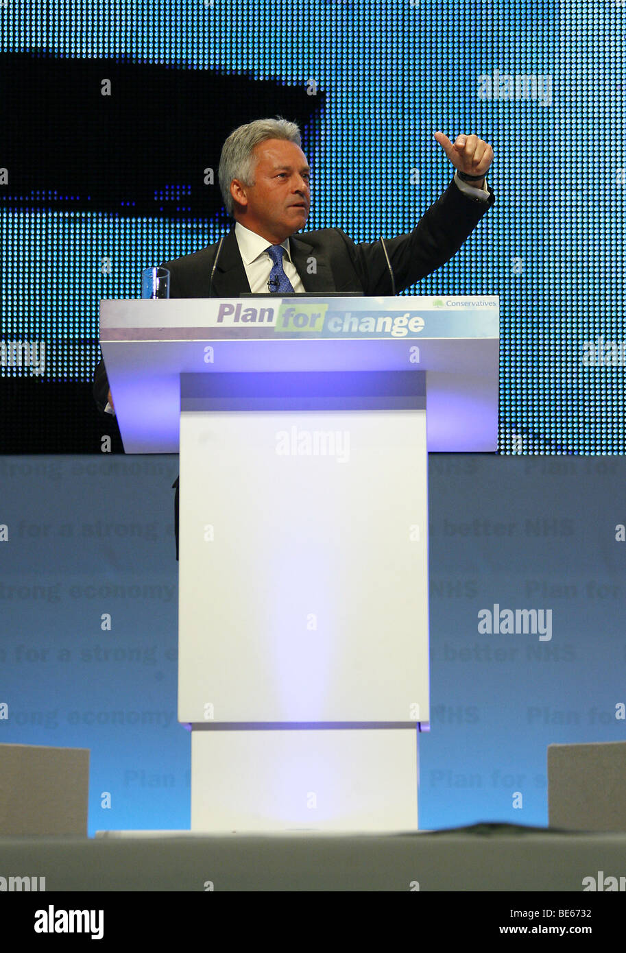 ALAN DUNCAN MP Sekretär für BUSINESS-Schatten-29. September 2008 die ICC BIRMINGHAM ENGLAND Stockfoto