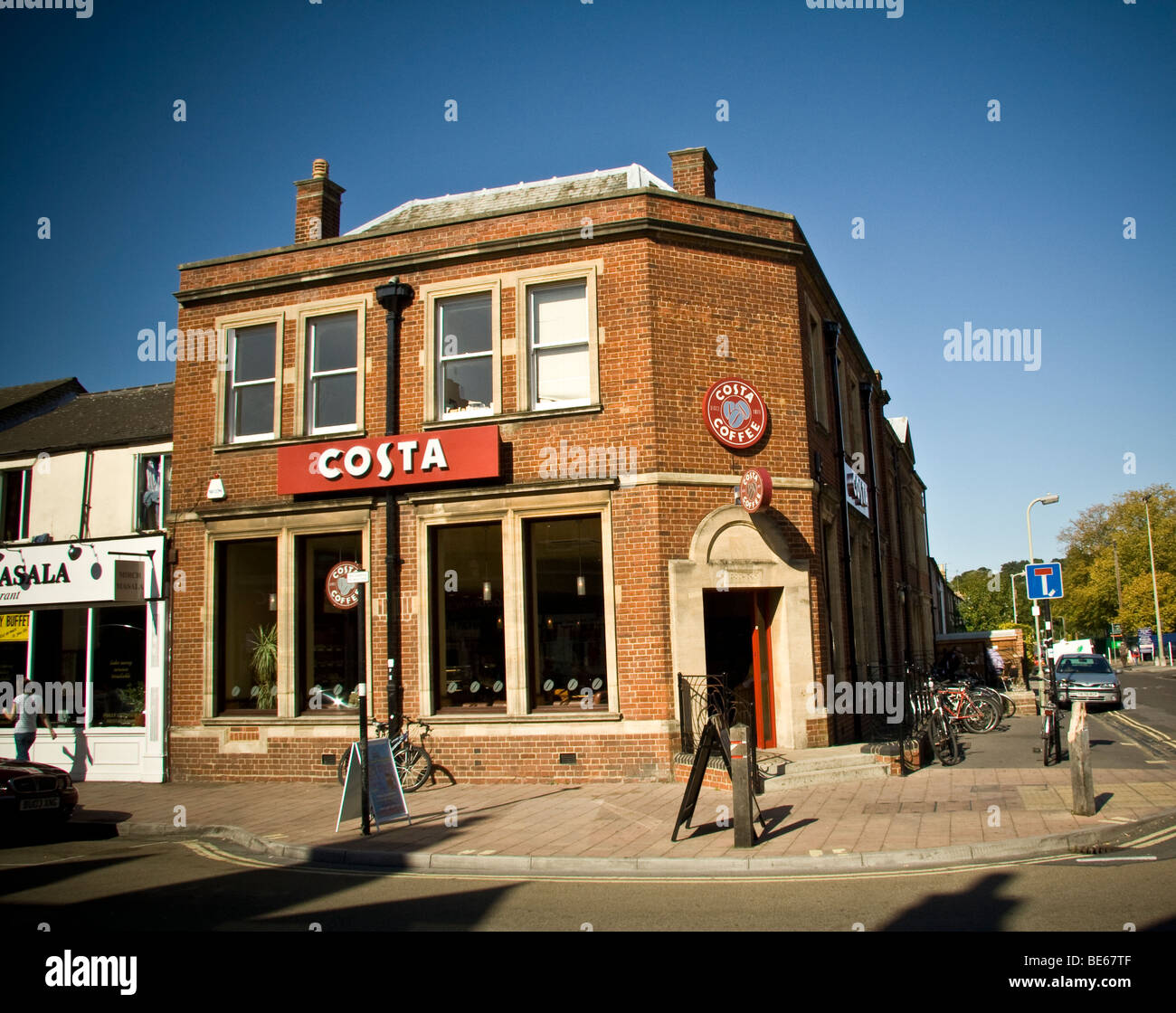 Costa Coffee Cowley Road oxford Stockfoto