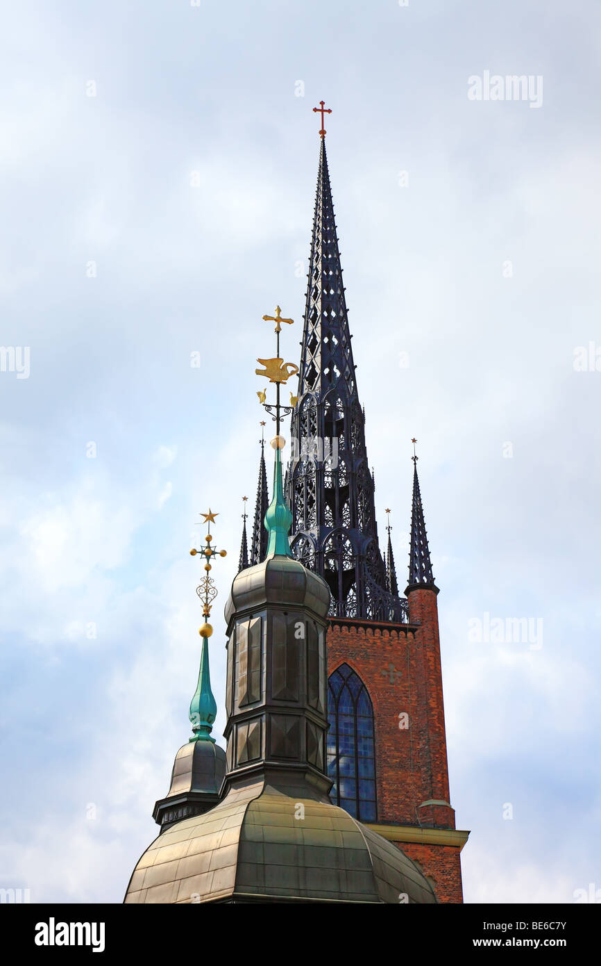 Kirche im Zentrum von Stockholm, Schweden. Stockfoto