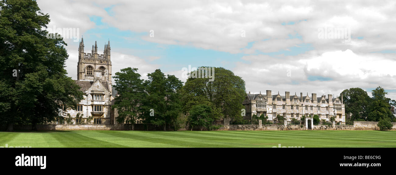 Merton College in Oxford von der Promenade Stockfoto