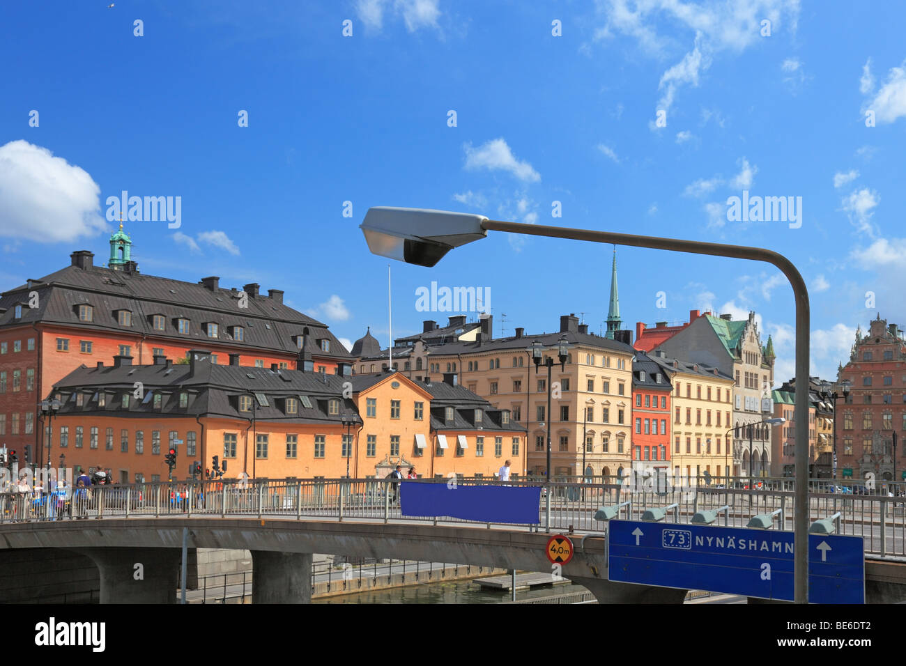 Stadtbild der Innenstadt von Stockholm. Stockfoto