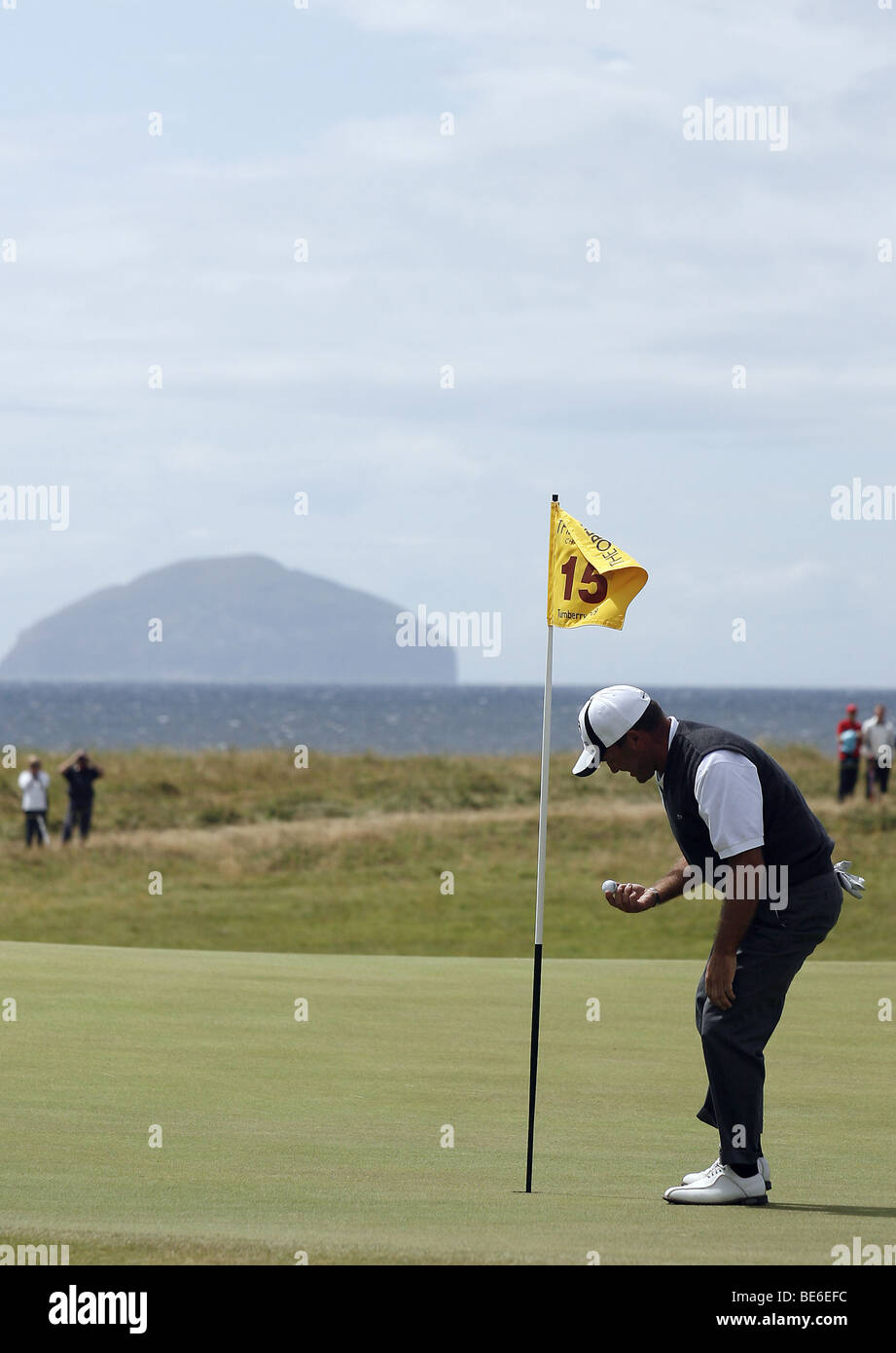THOMAS LEVET wählt seine BAL offen TURNBERRY 2009 TURNBERRY AYRSHIRE Schottland 19 Juli 2009 Stockfoto