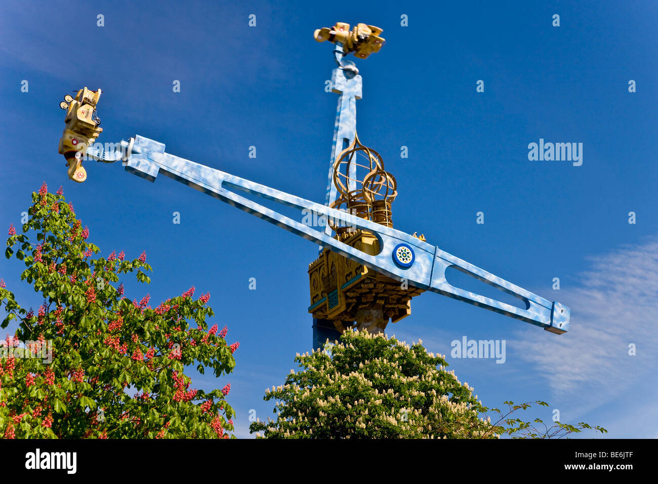 Die Vertigo-Attraktion in Tivoli, Kopenhagen, Dänemark, Europa Stockfoto