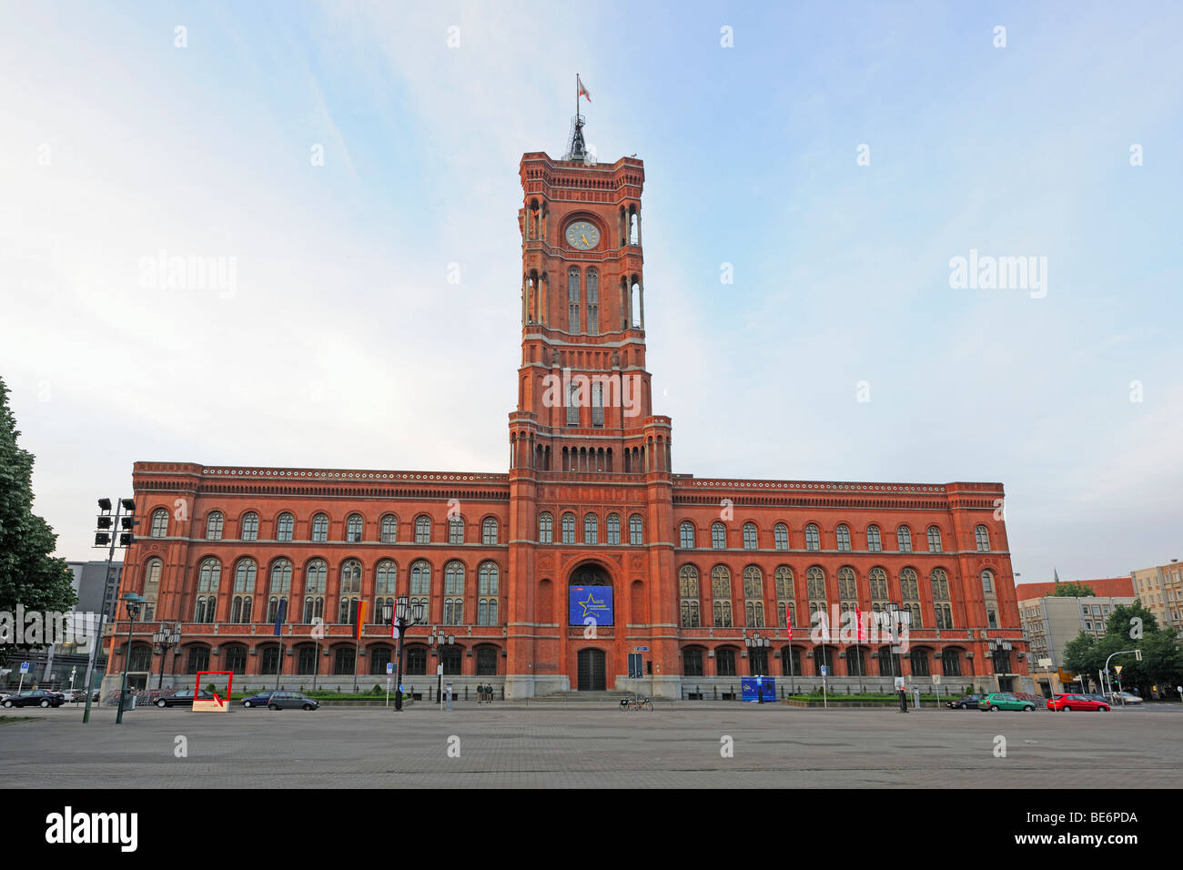 Berliner Rathaus in den Morgen, Alexanderplatzes, Berlin, Deutschland, Europa Stockfoto