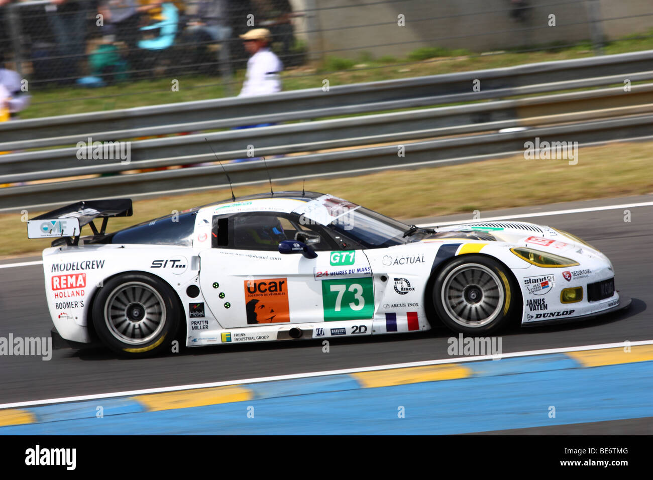 24 Stunden von Le Mans 2009 - Corvette C6R N ° 73 Stockfoto