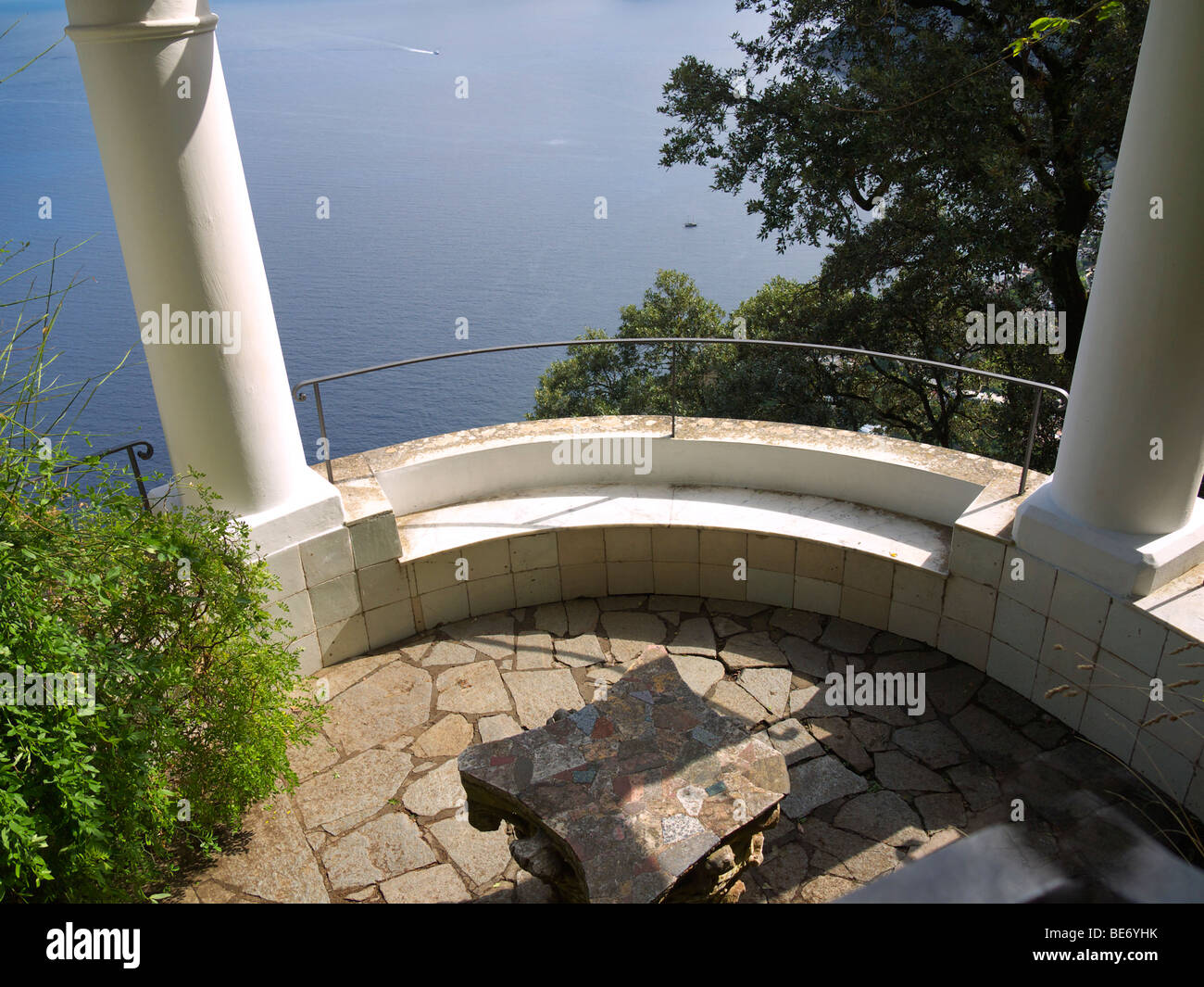Die Villa San Michele wurde das Haus erbaut von Axel Munthe in Anacapri auf der Insel Capri in Italien Stockfoto Die Villa San Michele wurde das Haus erbaut von Axel Munthe in Anacapri auf der Insel Capri in Italien Stockfoto