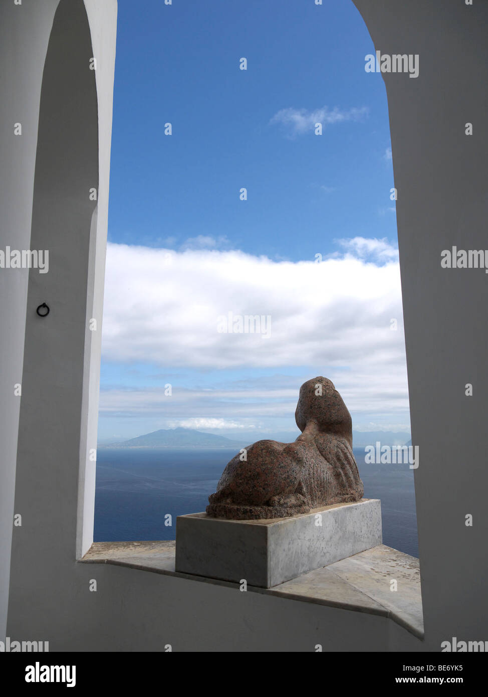 Die Villa San Michele wurde das Haus erbaut von Axel Munthe in Anacapri auf der Insel Capri in Italien Stockfoto Die Villa San Michele wurde das Haus erbaut von Axel Munthe in Anacapri auf der Insel Capri in Italien Stockfoto