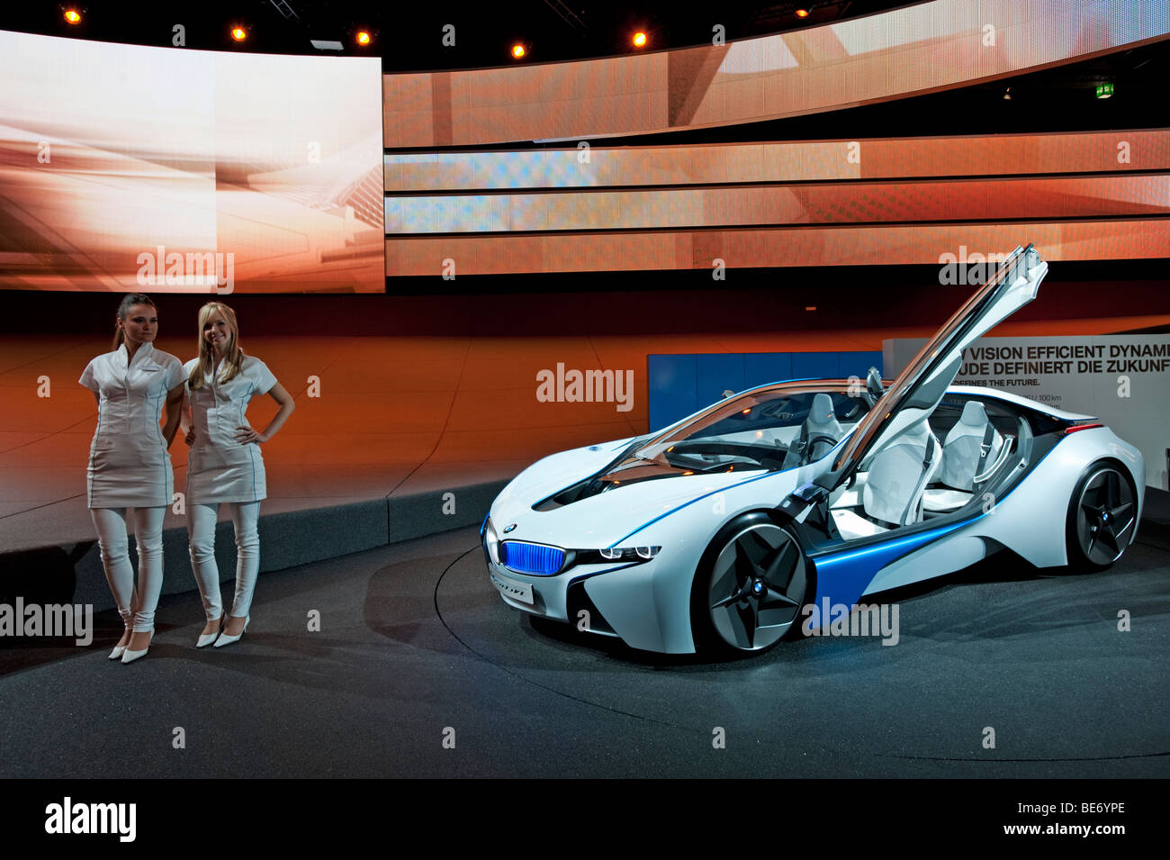 BMW VISION Efficient Dynamics Turbo Diesel-Plug-in Hybrid-Konzept Frankfurt Motor Show 2009 Stockfoto