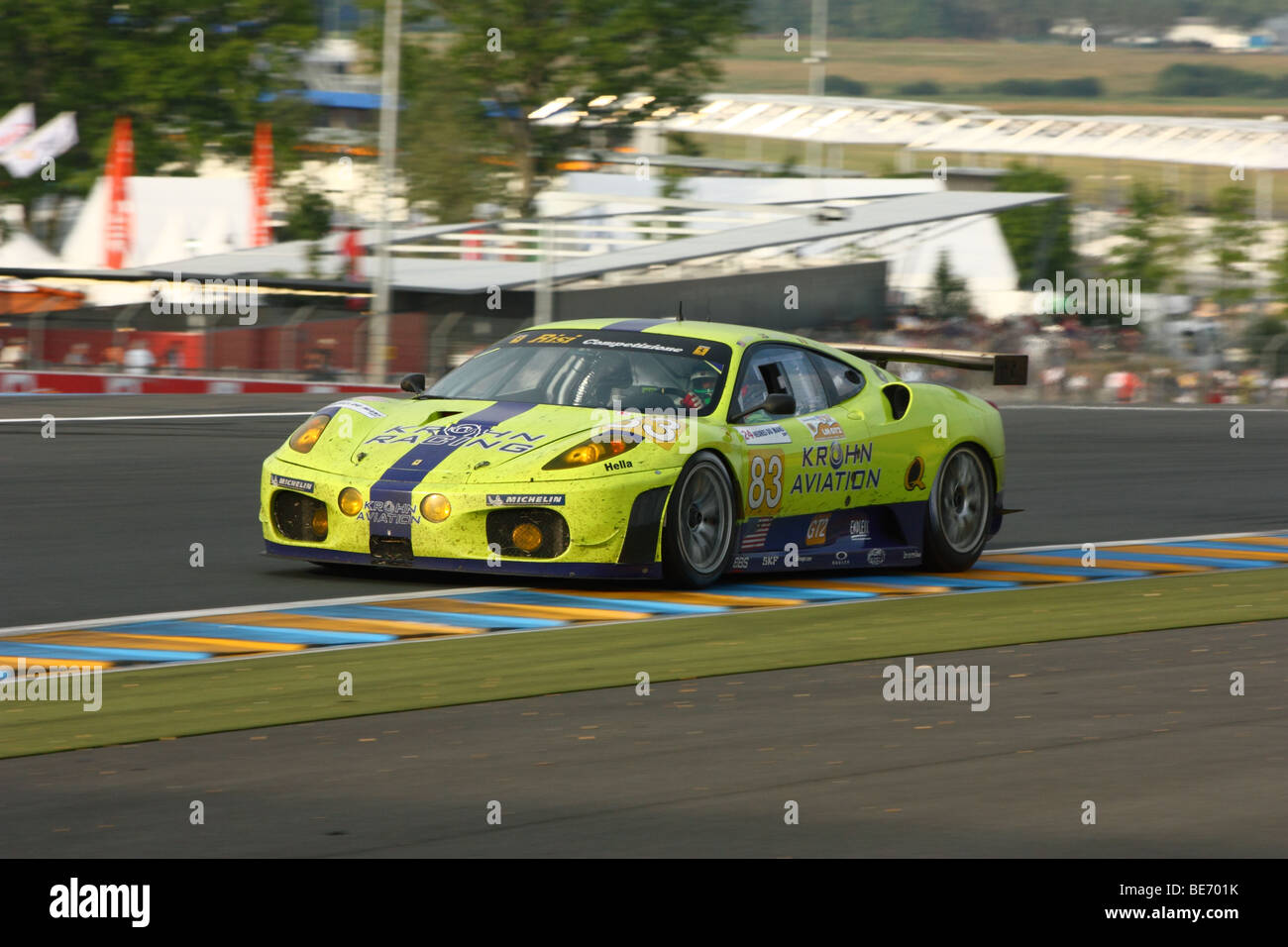 24 Stunden von Le Mans 2009 - Ferrari F430 N ° 83 Stockfoto