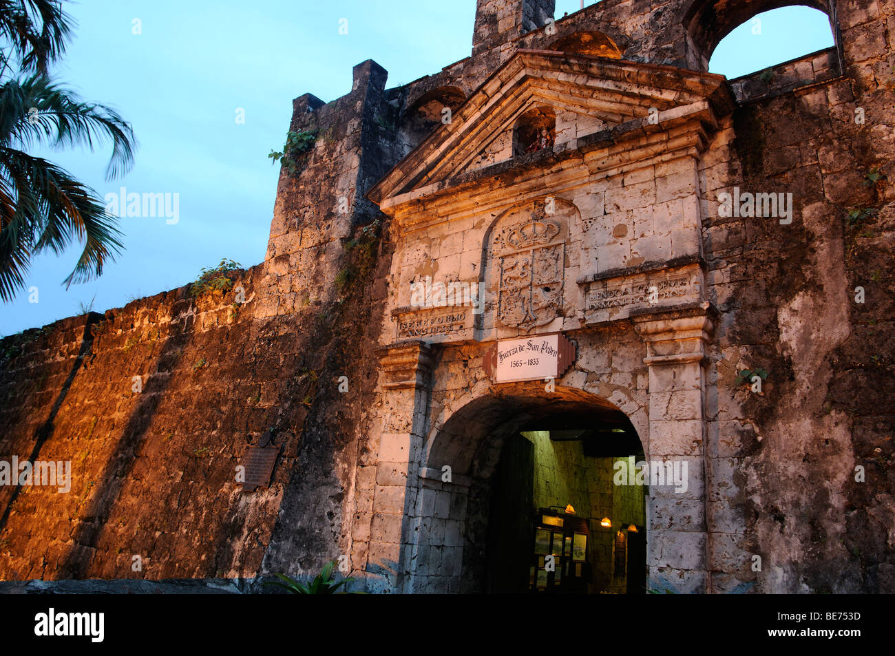 Fort San Pedro Cebu City Philippinen Stockfoto