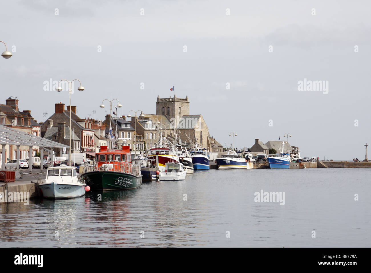 Barfleur, Normandie Stockfoto