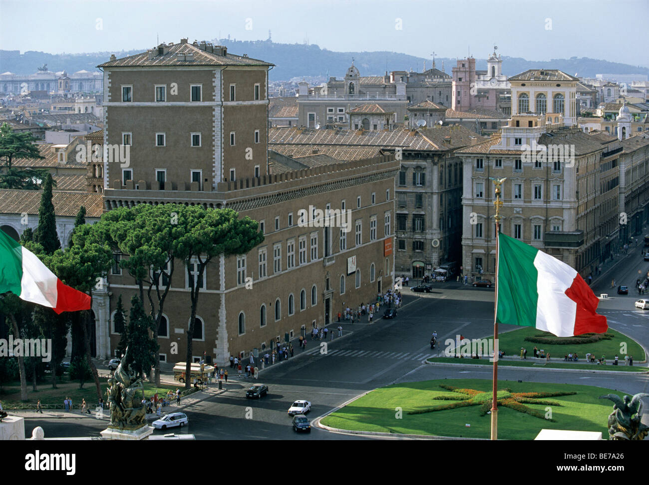 Palazzo Venezia, Piazza Venezia, Rom, Latium, Italien, Europa Stockfoto