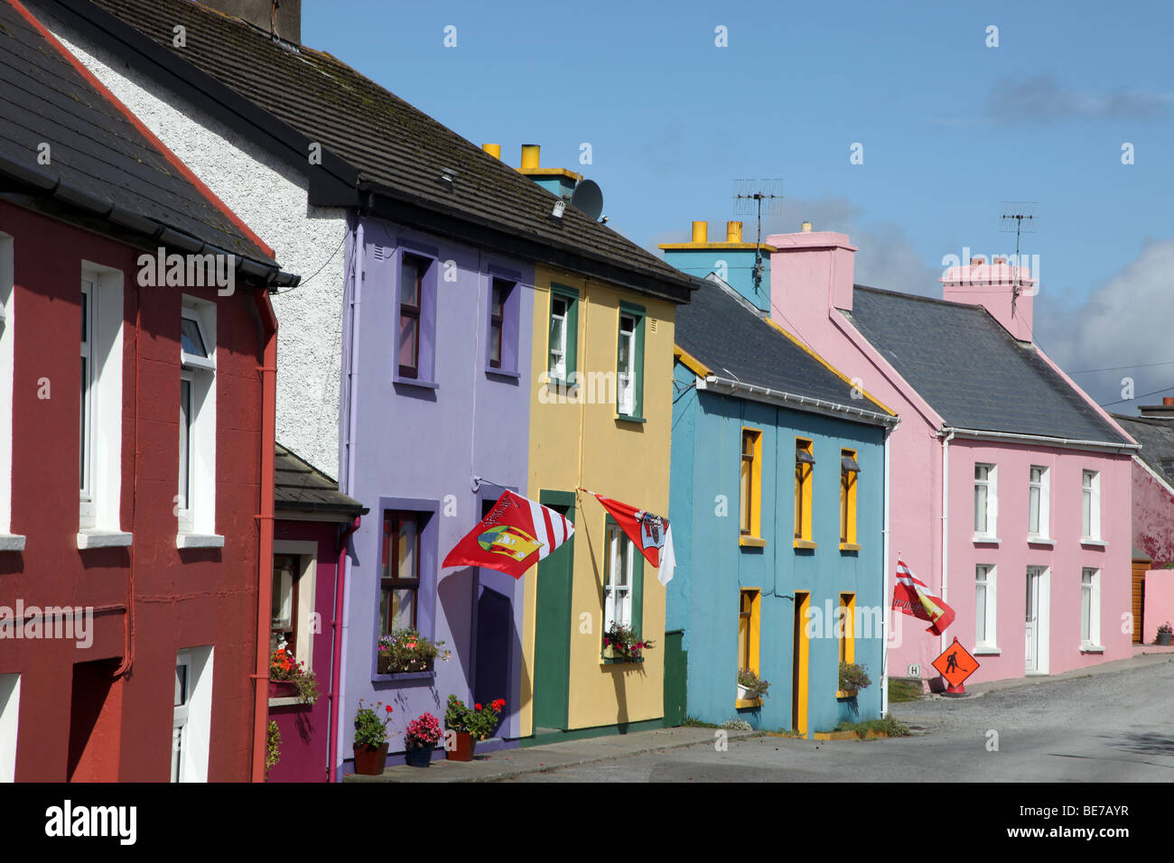 Eyeries Dorf Beara Halbinsel, West Cork, Irland Stockfoto