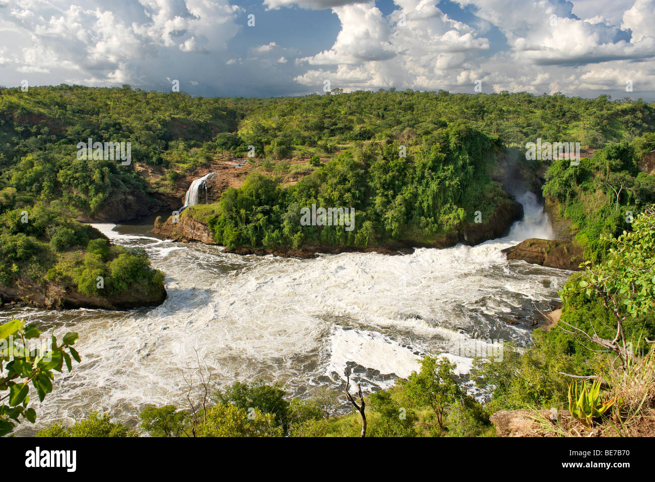 Blick auf den Victoria-Nil im Murchison Falls National Park in Uganda Murchison fällt. Stockfoto