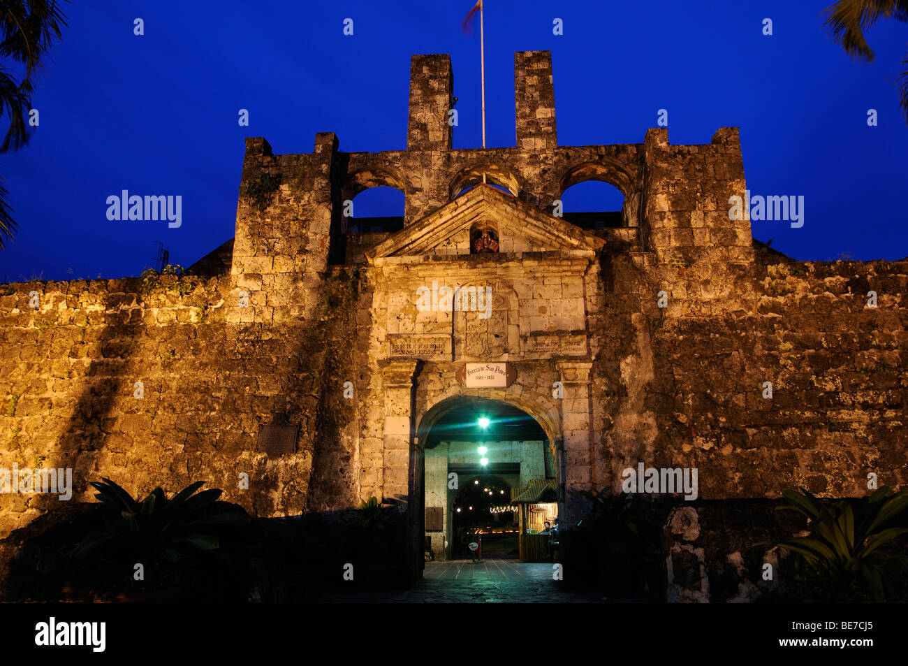 Fort San Pedro Cebu City Philippinen Stockfoto