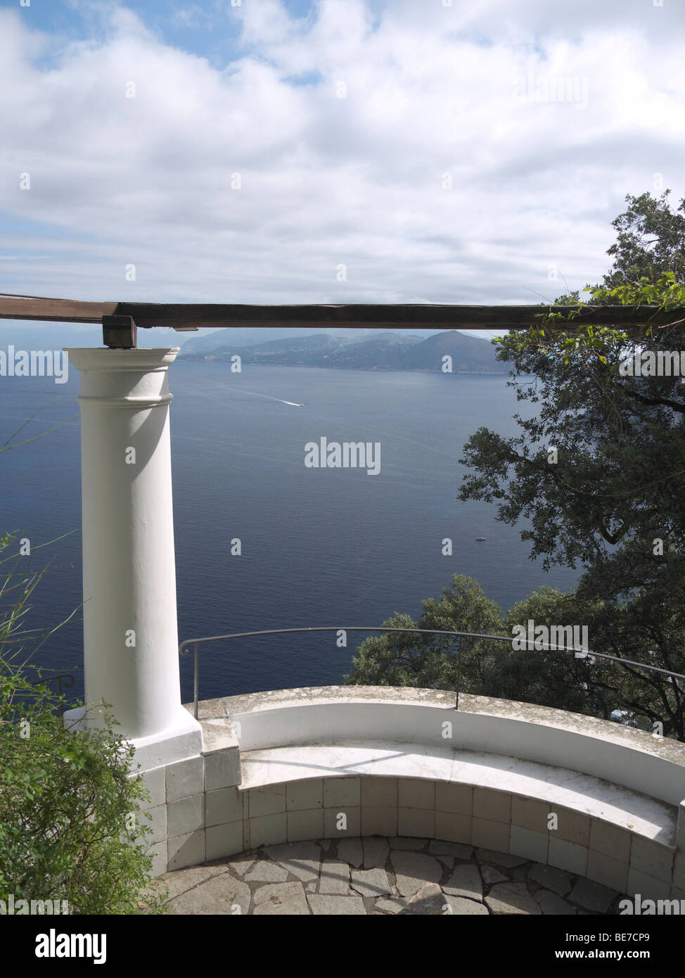 Die Villa San Michele wurde das Haus erbaut von Axel Munthe in Anacapri auf der Insel Capri in Italien Stockfoto Die Villa San Michele wurde das Haus erbaut von Axel Munthe in Anacapri auf der Insel Capri in Italien Stockfoto