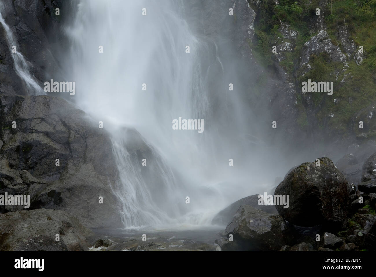 Aber fällt in Snowdonia National Park, Wales, Großbritannien Stockfoto