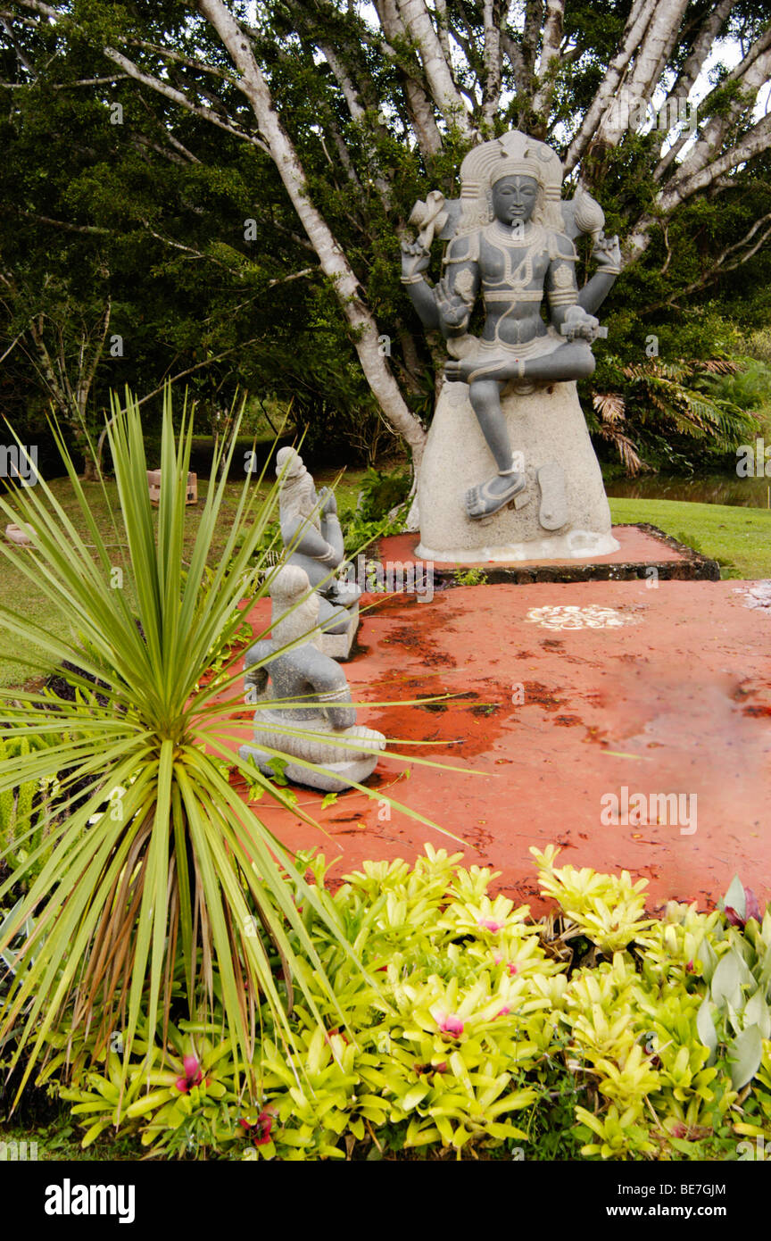 Siva als Stille Guru im Kauai hinduistischen Kloster Stockfoto