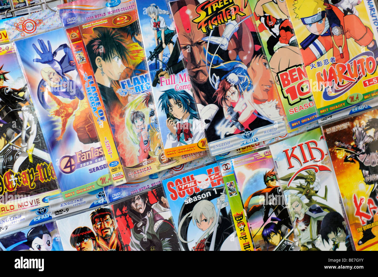Comic-Stall Innenstadt von Cebu City Philippinen Stockfoto