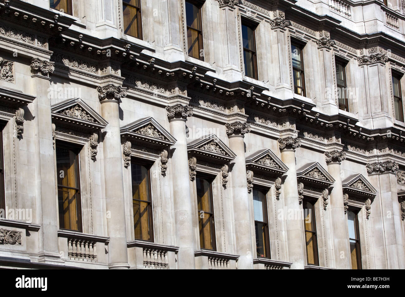 Burlington House Fassade Piccadilly in London Stockfoto