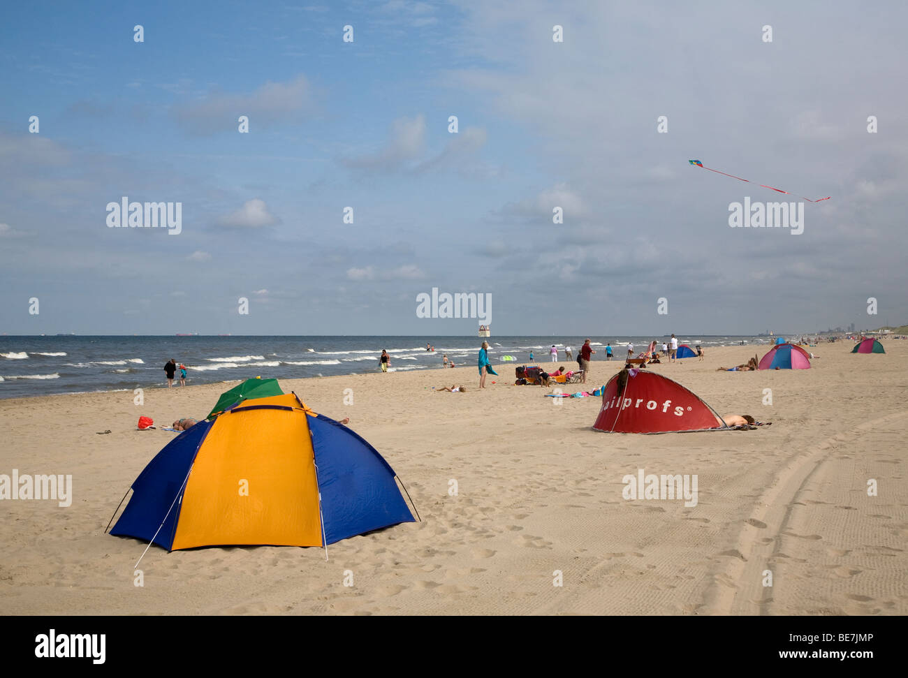 Strand von Kijkduin Scheveningen, Holland Stockfotografie - Alamy