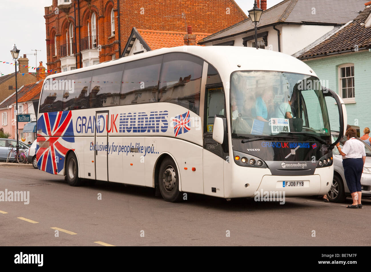 Grand Uk Urlaub Trainer in Aldeburgh, Suffolk, Uk Stockfoto