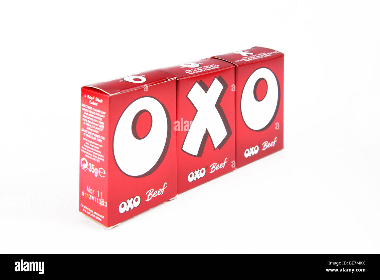 OXO-Würfel Stockfoto