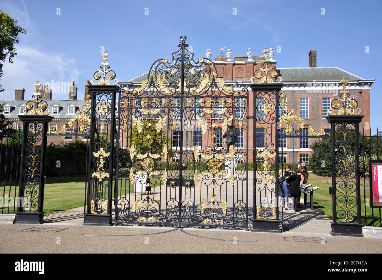 Kensington Palace, Kensington Gardens, Kensington, Kensington und Chelsea Borough, London, England, Vereinigtes Königreich Stockfoto