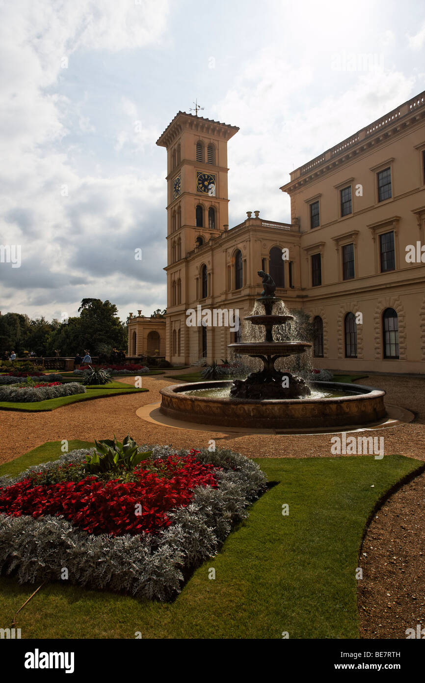 Ansichten der Königin Victorias Ferien Retreat, Osbourne House auf der Isle Of Wight Stockfoto