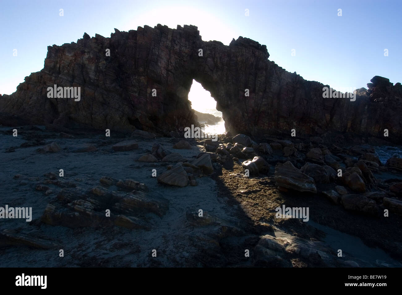 Pedra Furada, Jericoacoara, Ceara, Brasilien Stockfoto