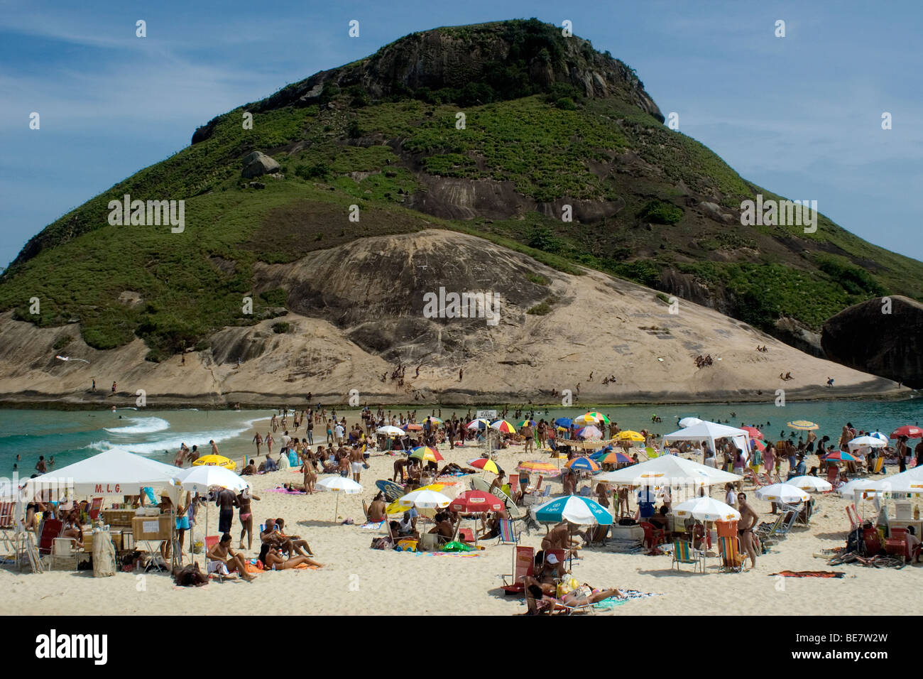 Pontal Hill in Recreio Beach, Rio De Janeiro, Brasilien Stockfoto