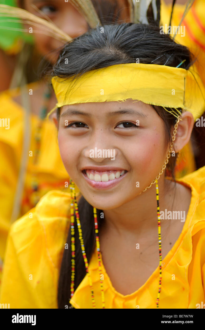 Kadayawan Festival Davao Stadt Davao del Norte Mindanao Philippinen Stockfoto