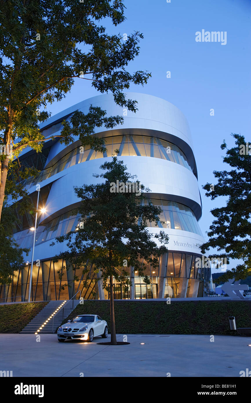 Mercedes-Benz Museum, Bad Cannstatt, Stuttgart, Baden-Württemberg, Deutschland Stockfoto