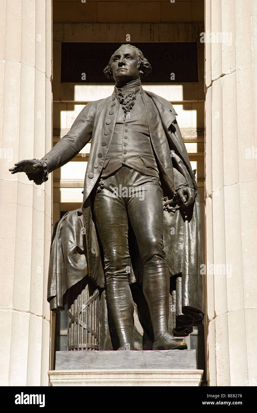 Federal Hall, Wall Street, Manhattan, New York City, New York, USA Stockfoto