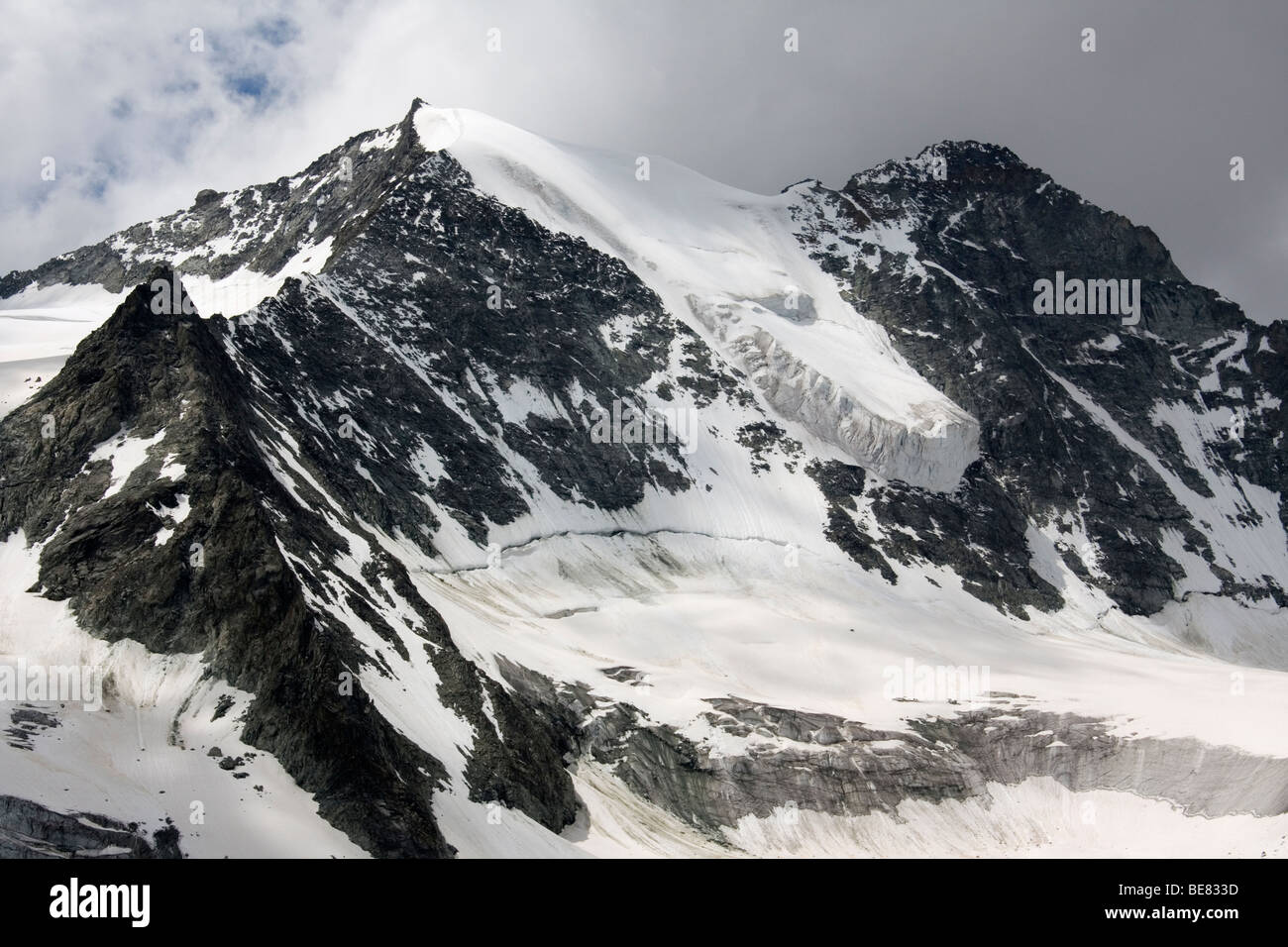 alpine Bergwelt der Schweiz Stockfoto