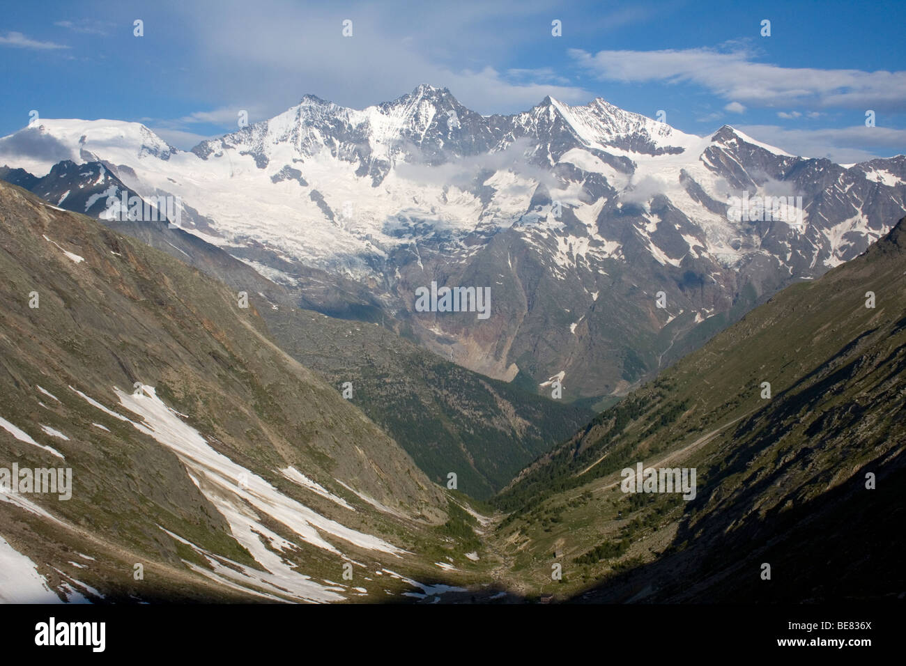 Dom Mischabel Berggipfel der Schweiz Stockfoto