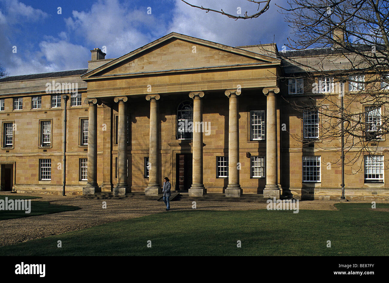 Downing College in Cambridge. Stockfoto