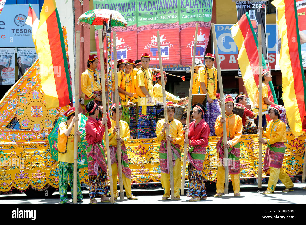 Kadayawan Festival Davao Stadt Davao del Norte Mindanao Philippinen Stockfoto