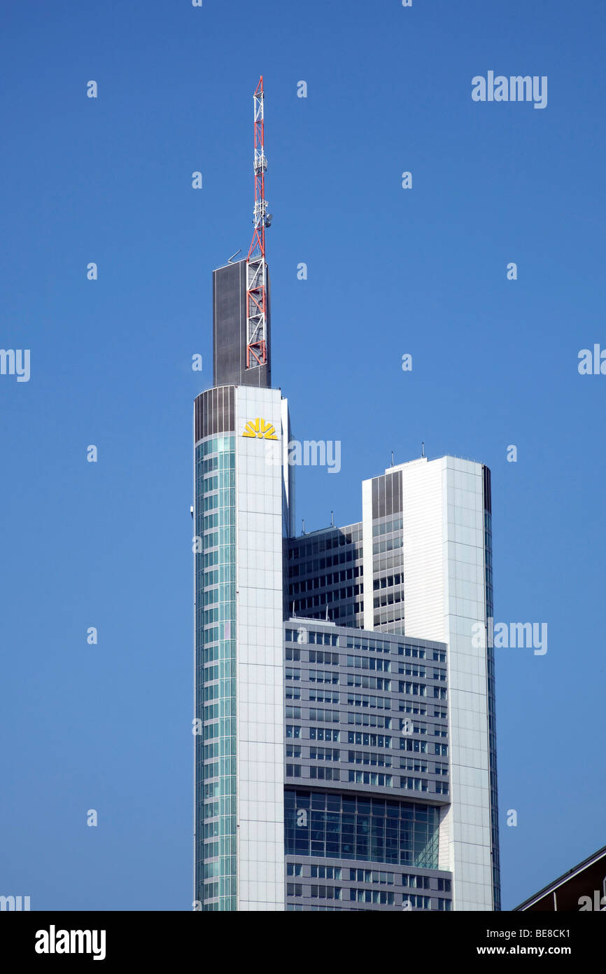 Sitz der Commerzbank-Bank in Frankfurt am Main, Hessen, Deutschland, Europa Stockfoto